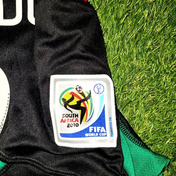Guardado Mexico 2010 WORLD CUP Away Black Soccer Jersey Shirt M SKU# P41397 - Picture 5 of 9